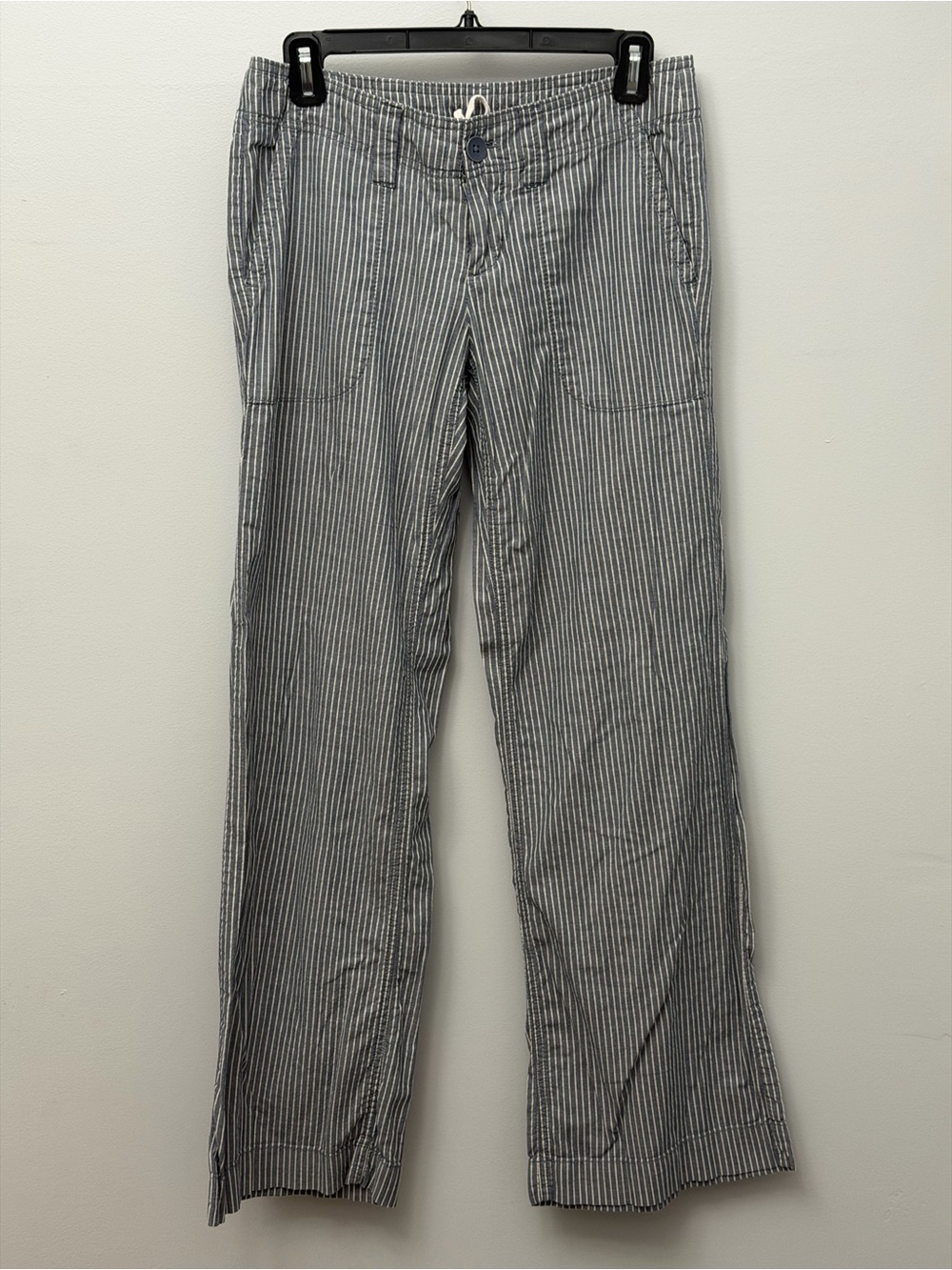 GAP Hip Slung Fit Flared Leg Striped Pants